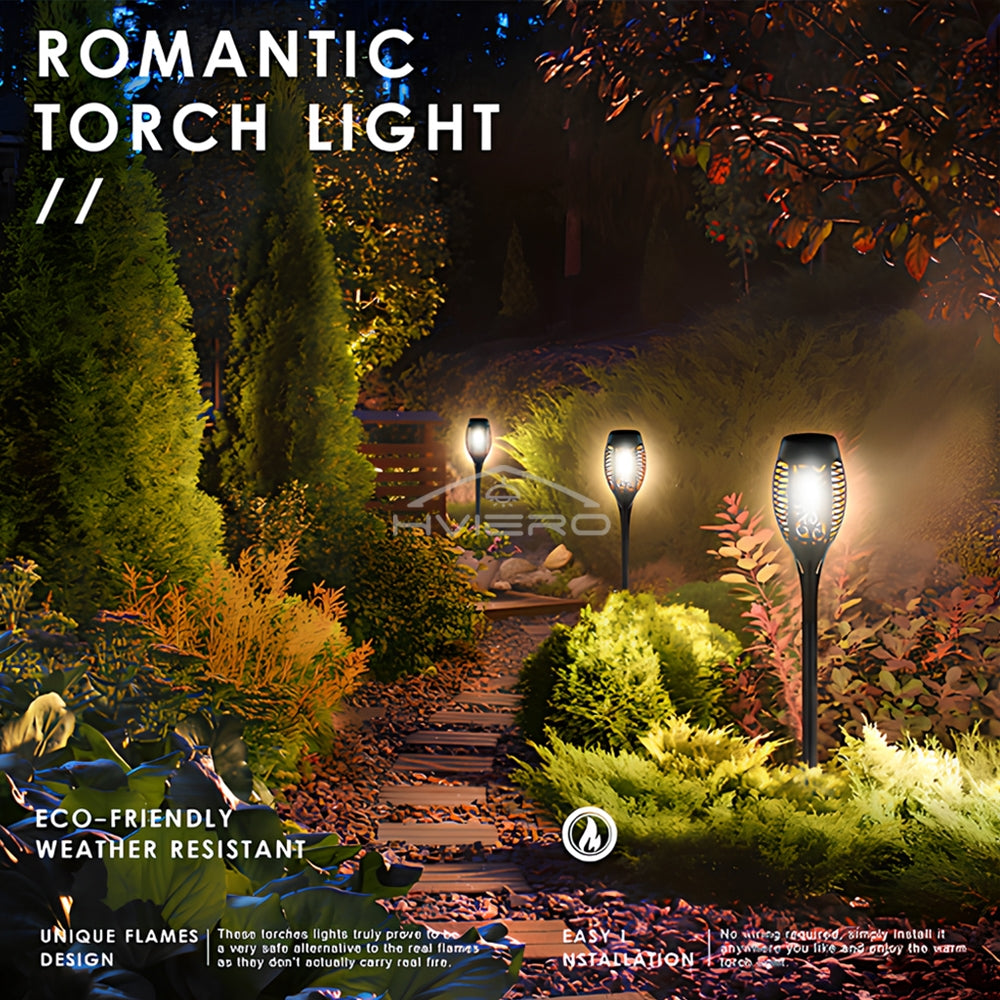 Solar Flame Torch Light Decoration
