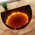 Lava Pit 3D Optical Effect Rug