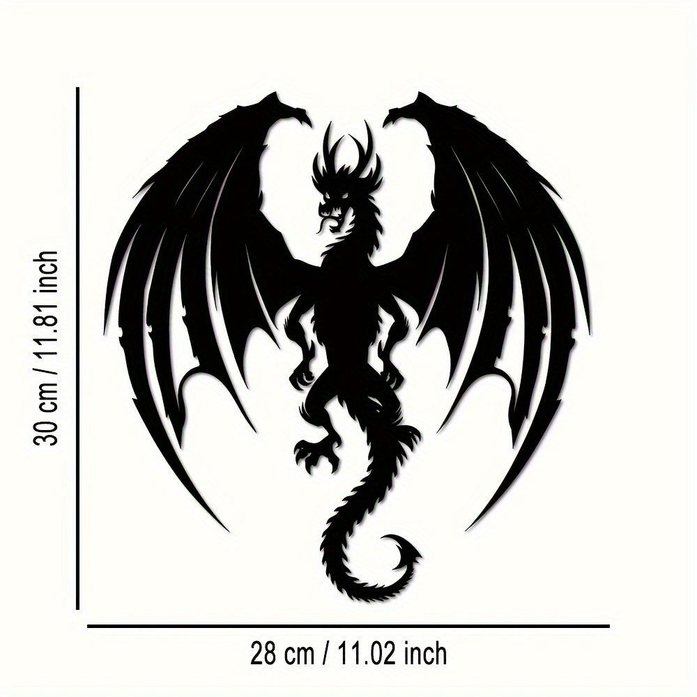 Nordic Dragon Metal Wall Art