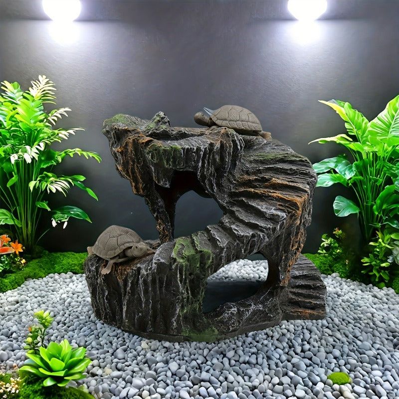 Layered Lava Rock Aquarium Ornament