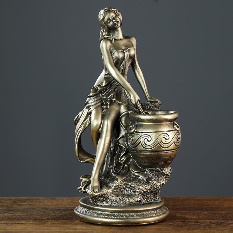 The Water Maiden Antique Sculpture