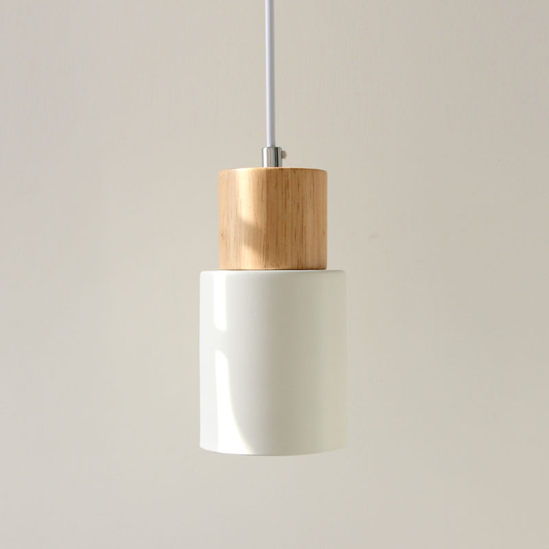 Nordic Concrete Wood LED Pendant Light