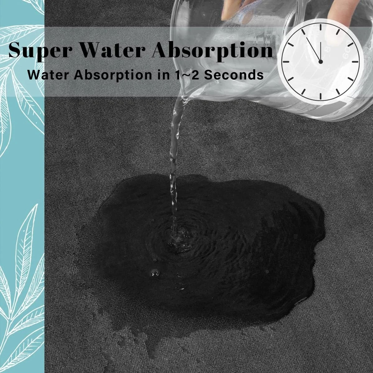 Ultra Absorbent Anti-Slip Floor Mat