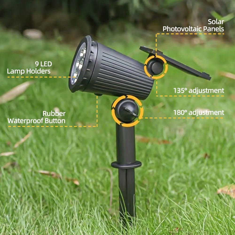 Solar LED Garden Spotlight Decoration