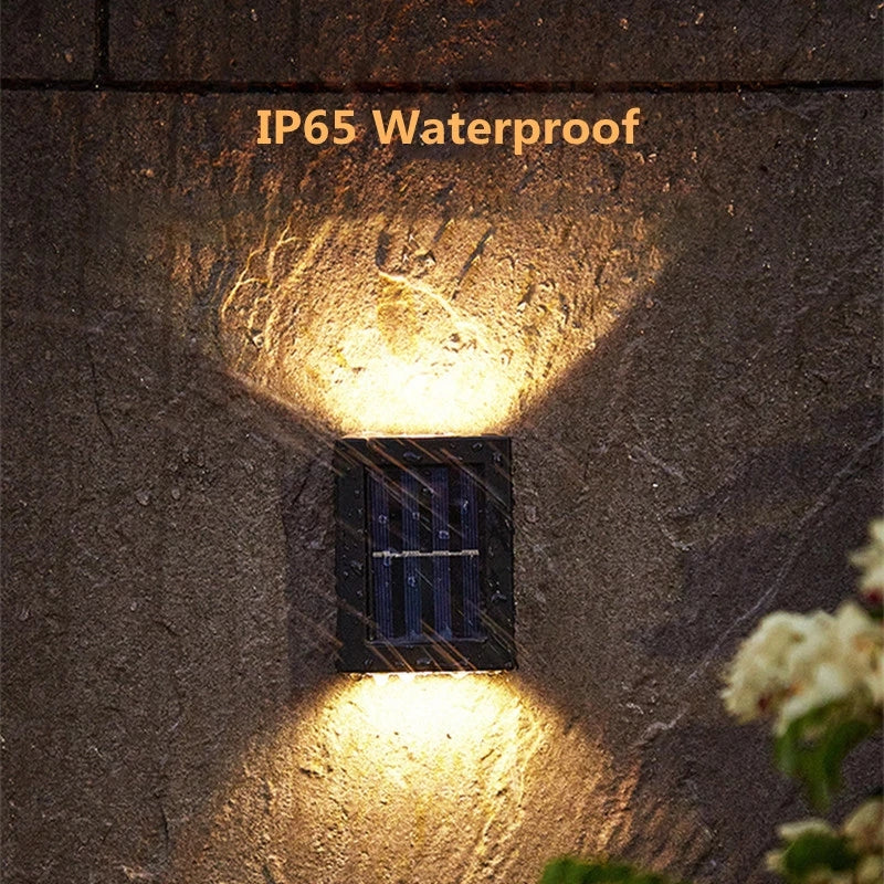 Solar Up & Down Wall Light Decoration