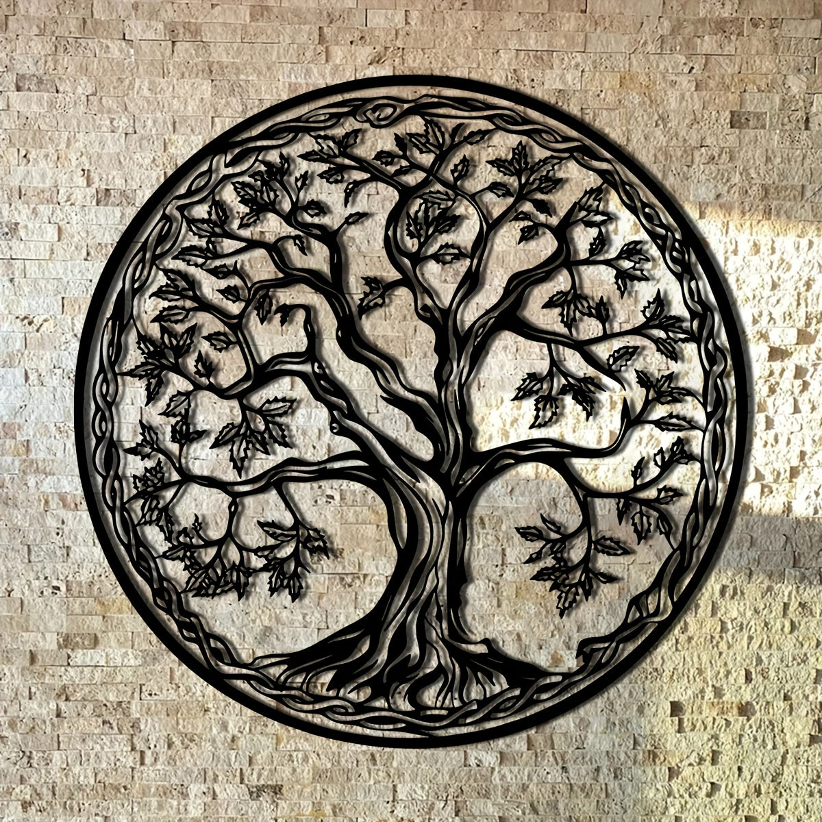 Ornate Tree of Life Metal Wall Art