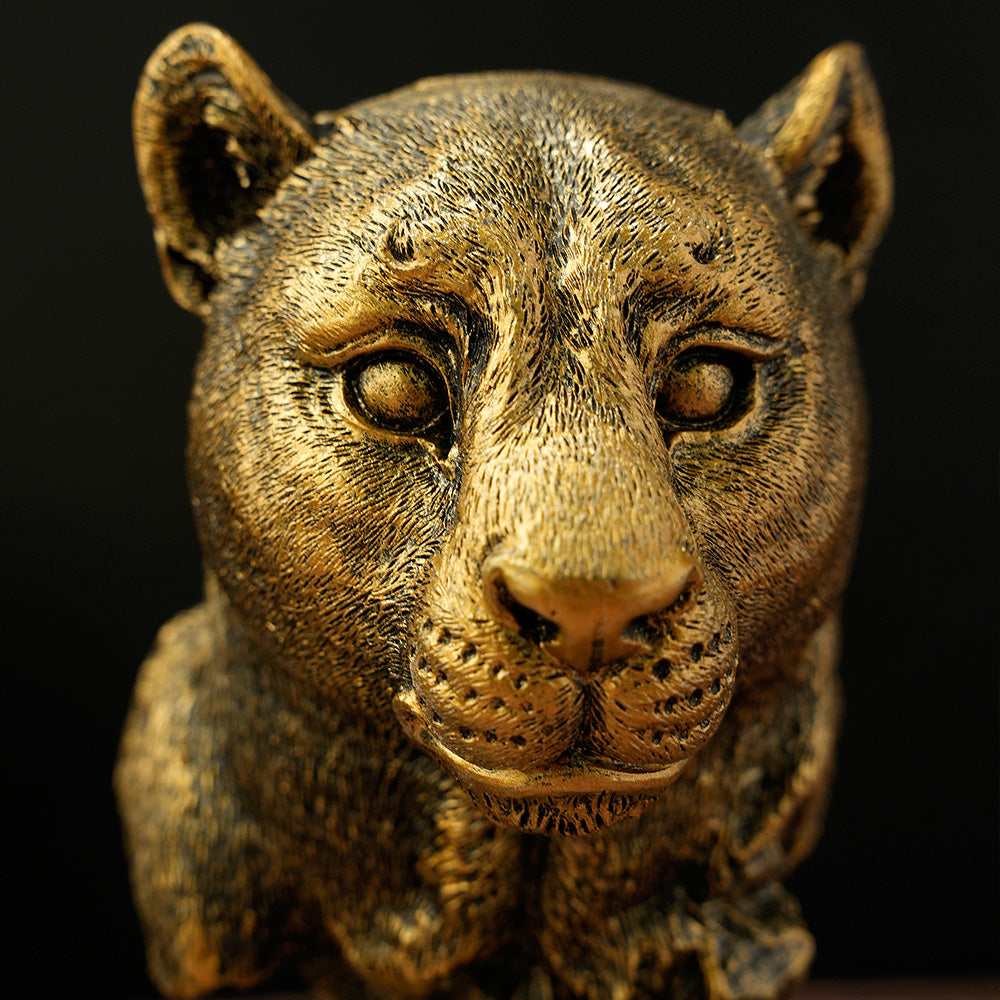 Thinking Panther Statue