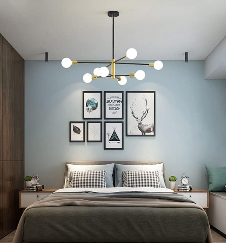 Nordic Sputnik Opal Globe LED Chandelier