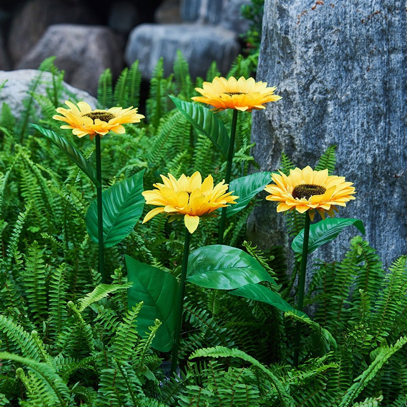 Solar Sunflower Garden Light Decoration