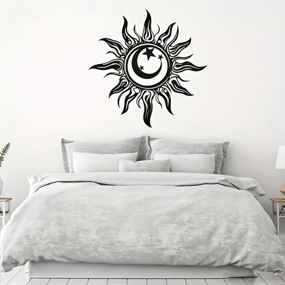 Sun Moon Metal Wall Art