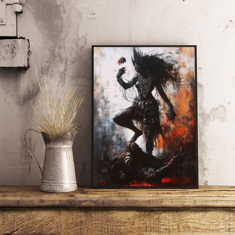 Hibiscus Bloom Kali Canvas