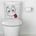 Cheeky Face Toilet Lid Decal