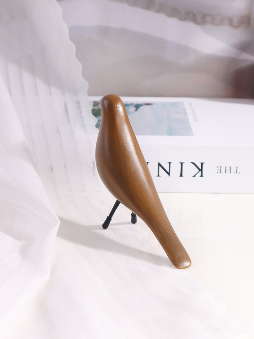 Modern Nordic Bird Sculpture