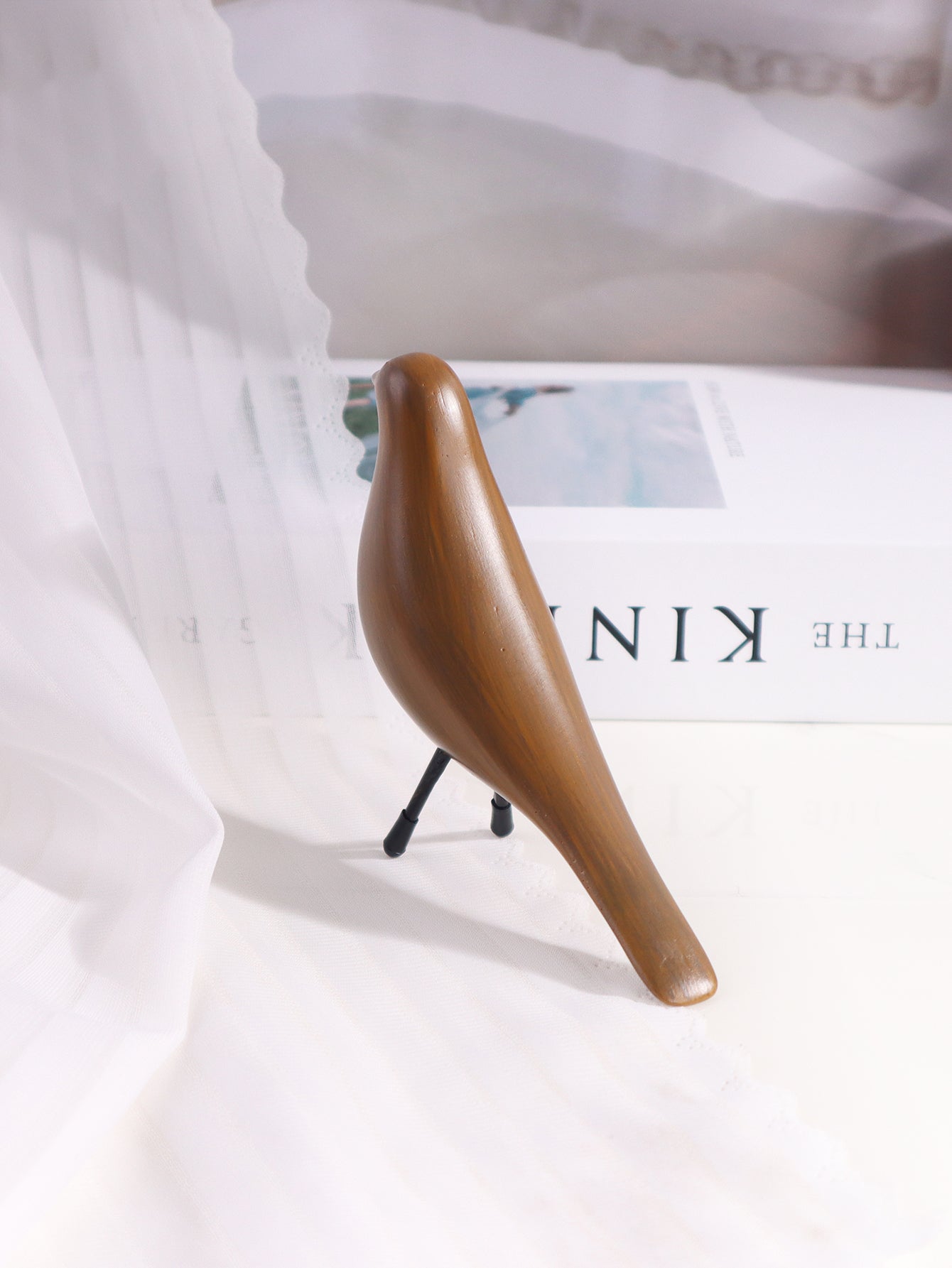 Modern Nordic Bird Sculpture