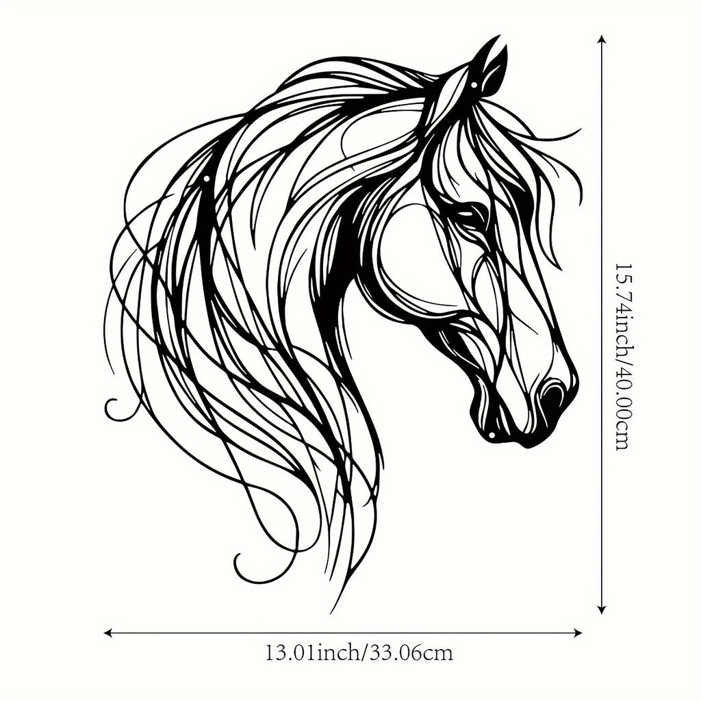 Elegant Mare Metal Wall Art