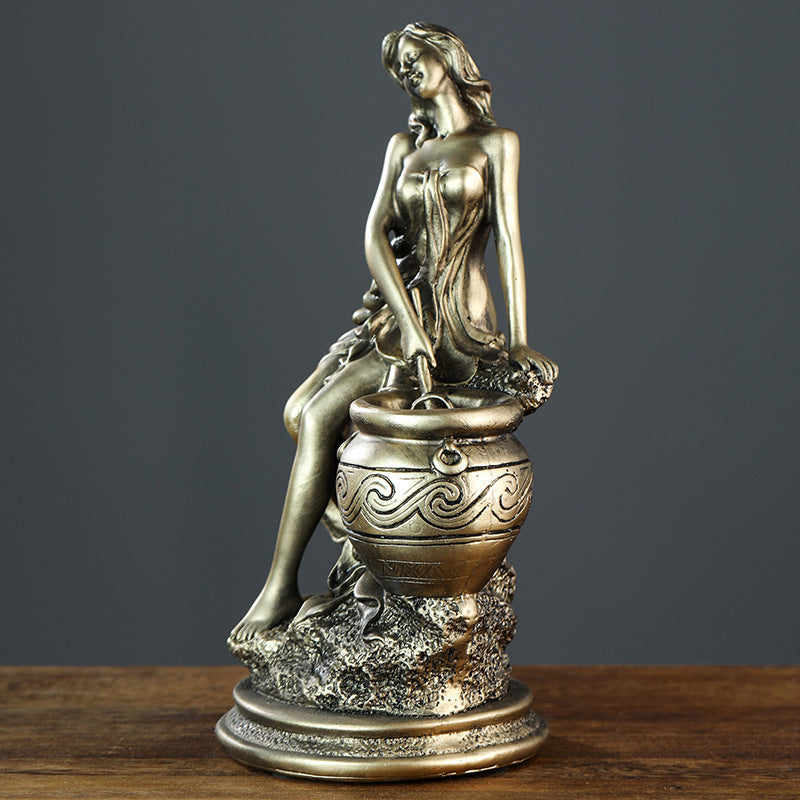 The Water Maiden Antique Sculpture
