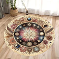 Vintage Astral Starburst Round Rug