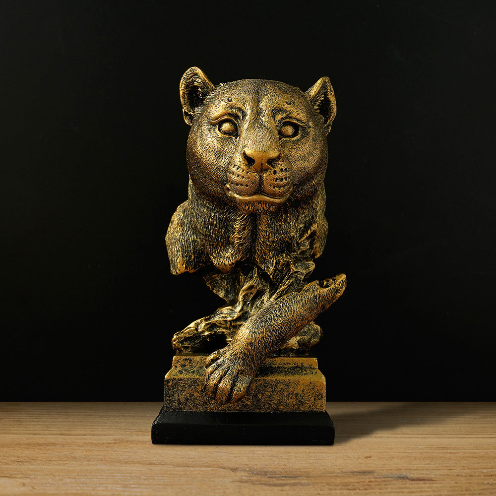 Thinking Panther Statue