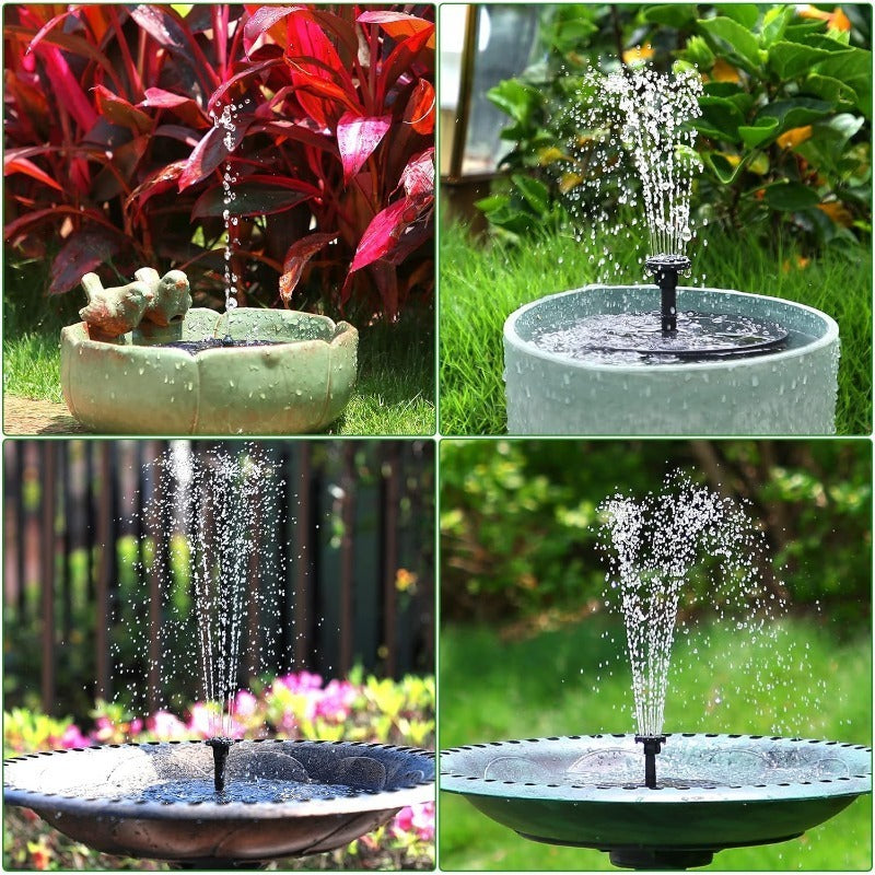 Autonomous Solar Fountain Decoration