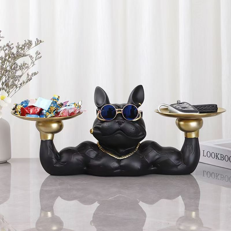 Cool Muscular Dog Double Tray
