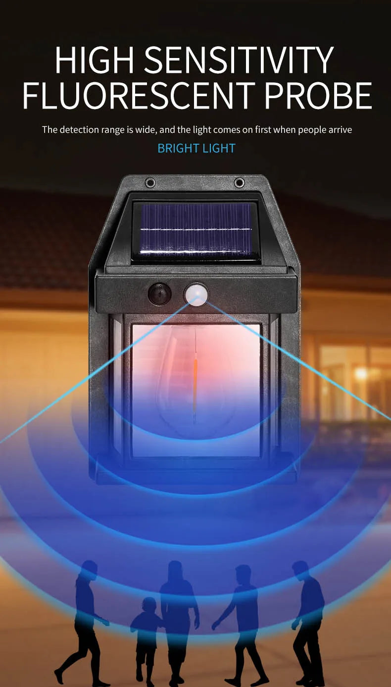 Solar Sensor Wall Lamp Decoration