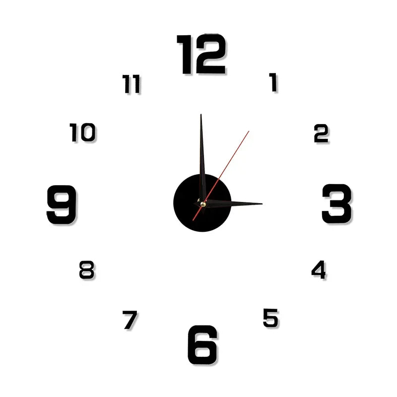 Frameless Glow-in-the-Dark DIY Wall Clock