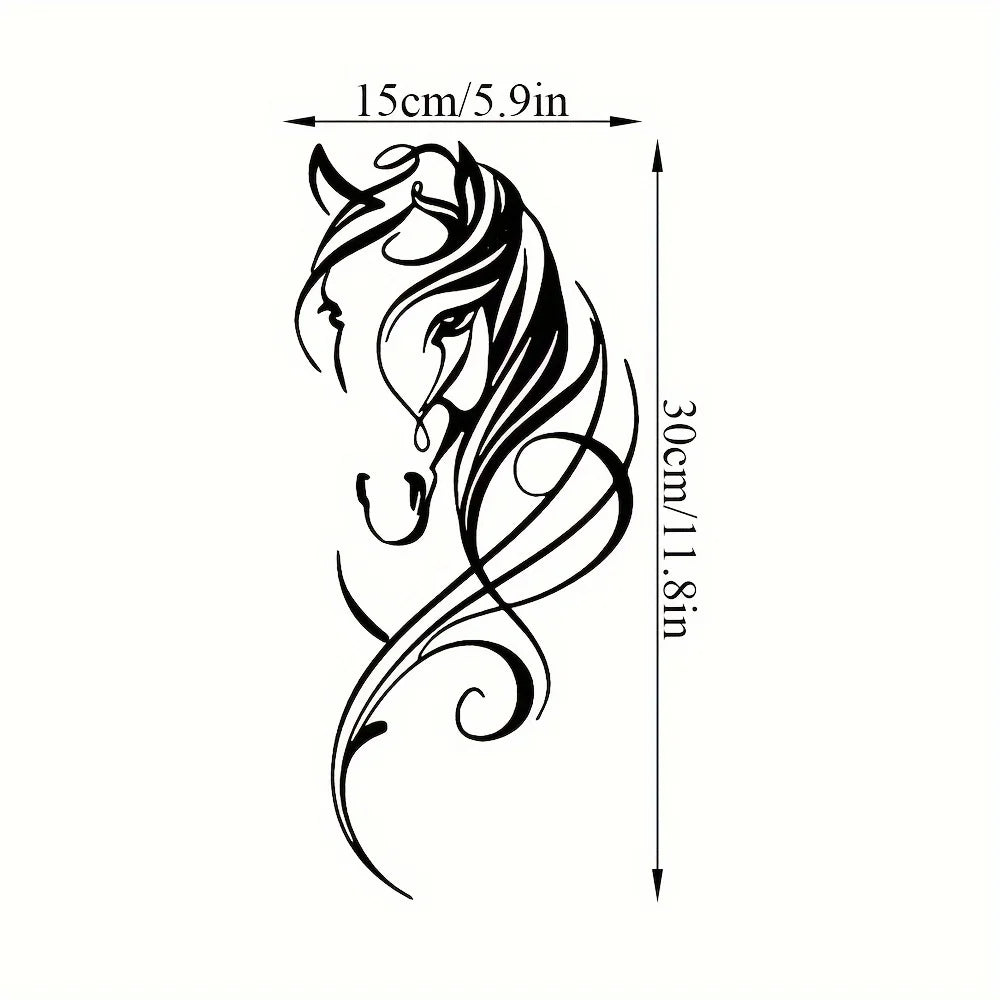 Crying Mare Metal Wall Art