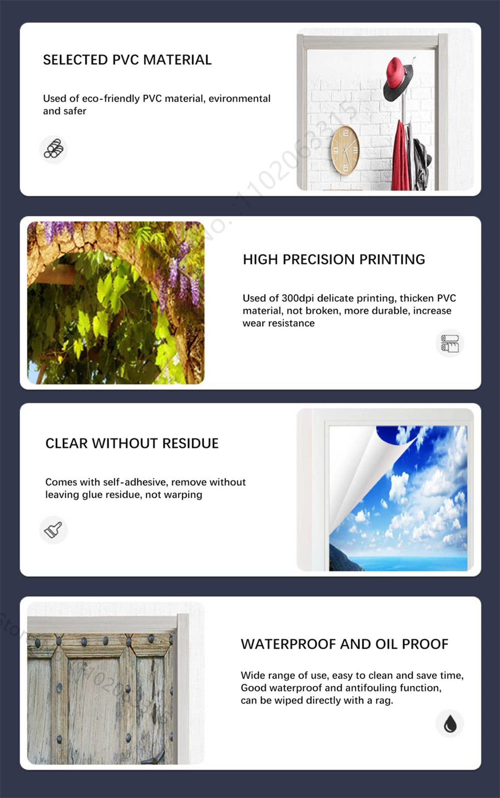 Industrial Container 3D Optical Effect Door Sticker