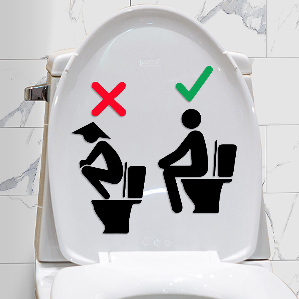 Proper Seating Position Instruction Sticker