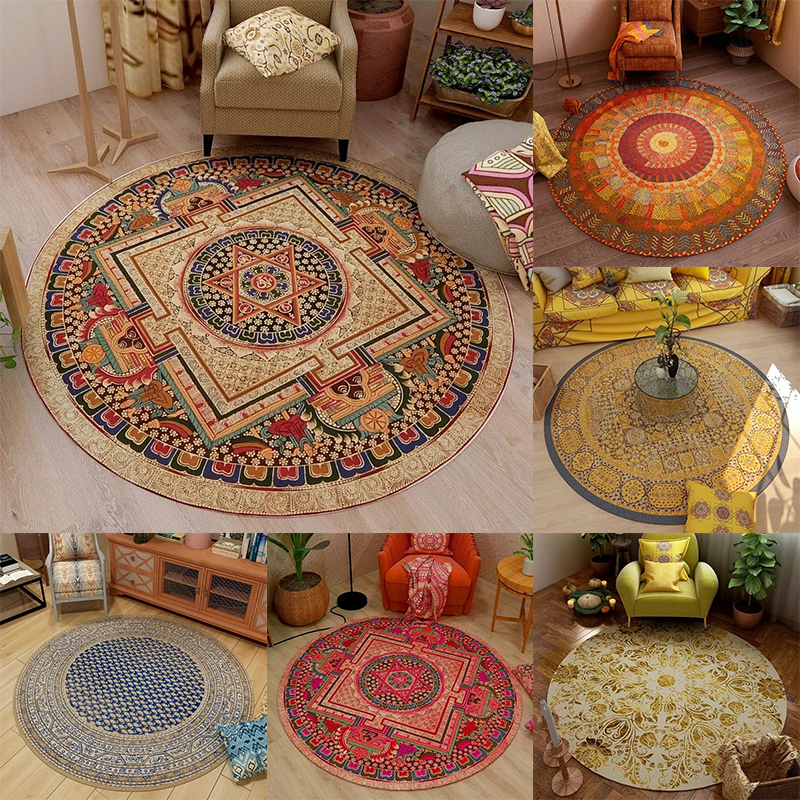 Persian Mandala Round Rug