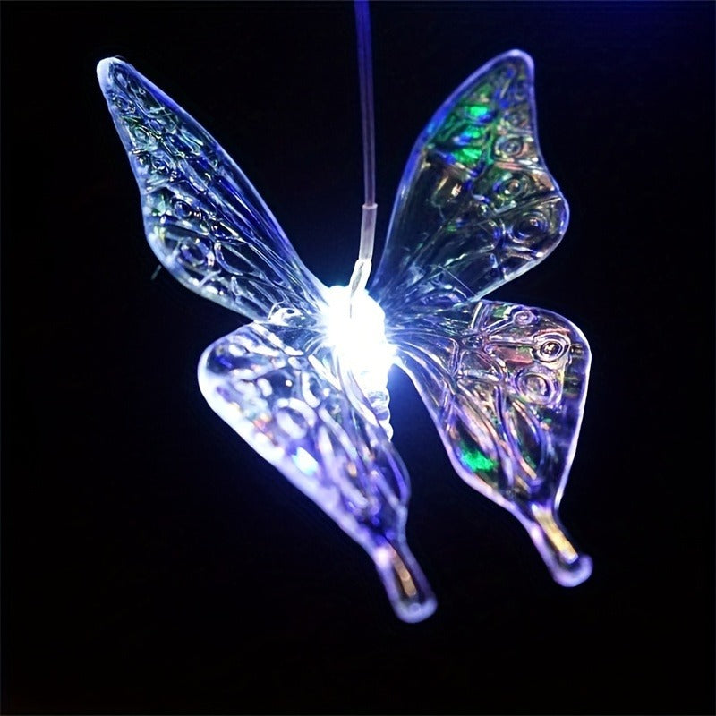 Butterfly Solar LED Wind Chime Decoration