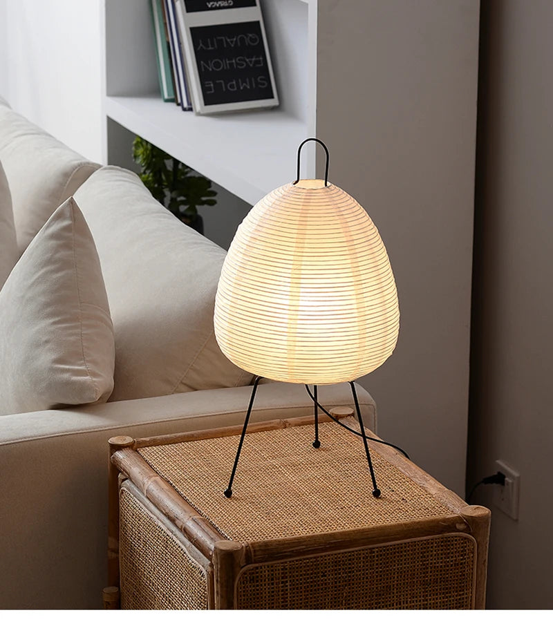 Wabi Sabi Nordic Rice Paper Lamp