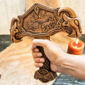 Mjölnir Thor's Hammer Sculpture