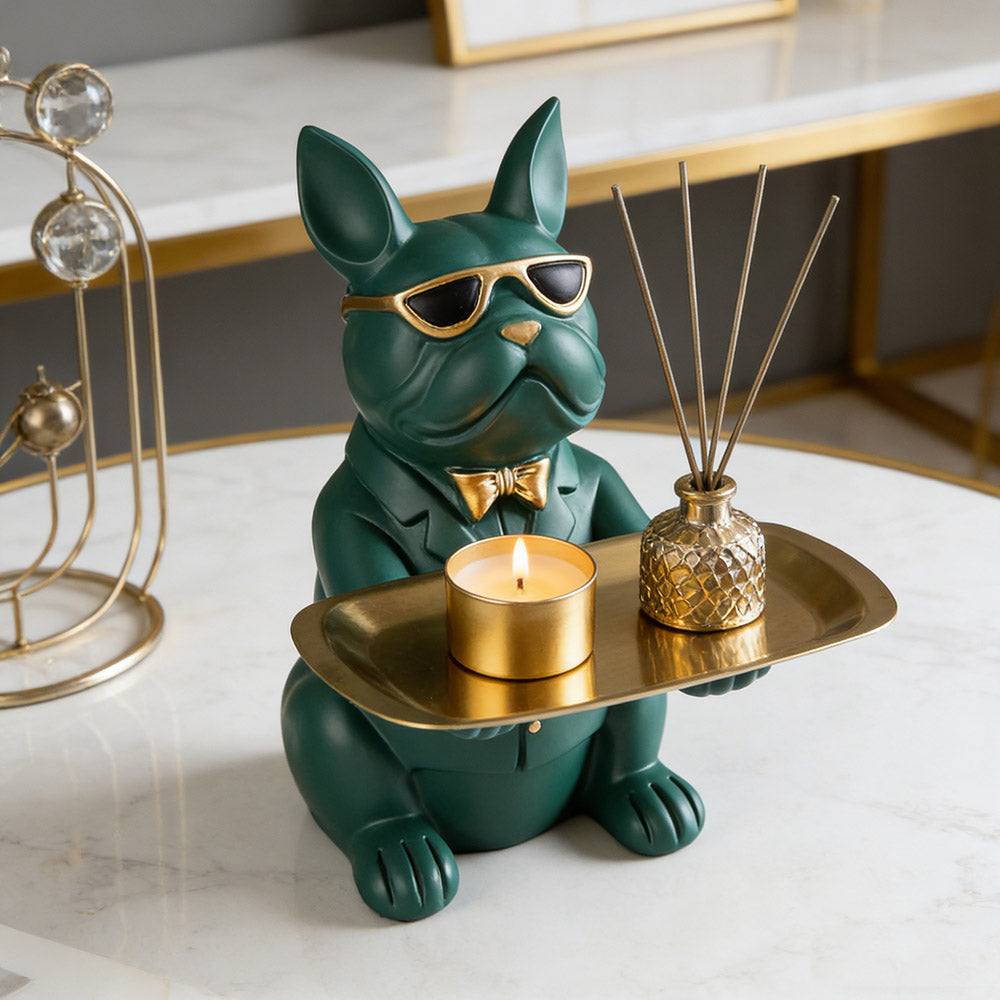 Standing Bulldog Tray