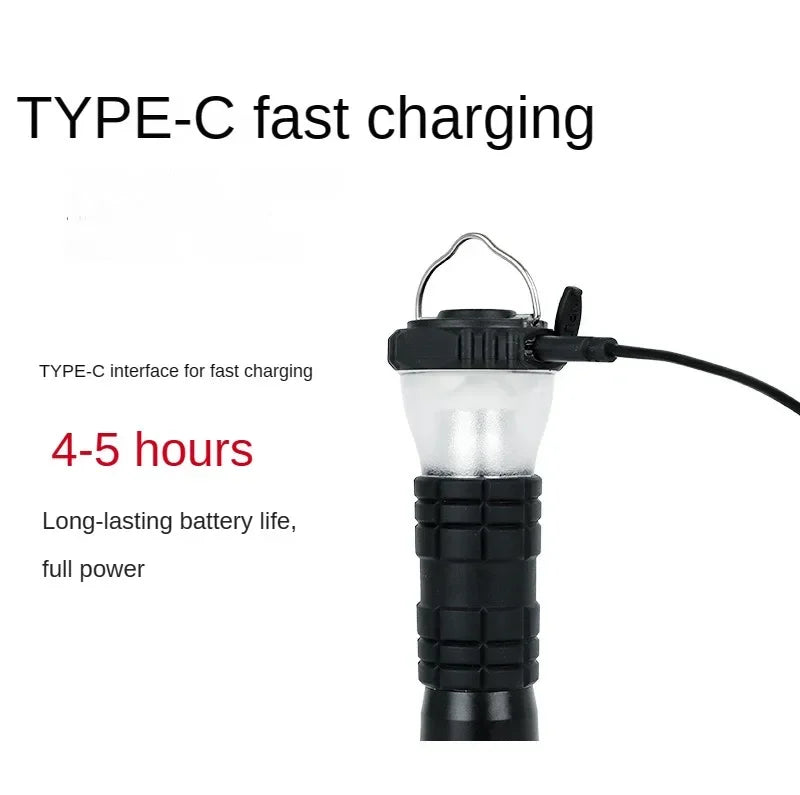 Aesthetic Multifonction Rechargeable Camping Lantern