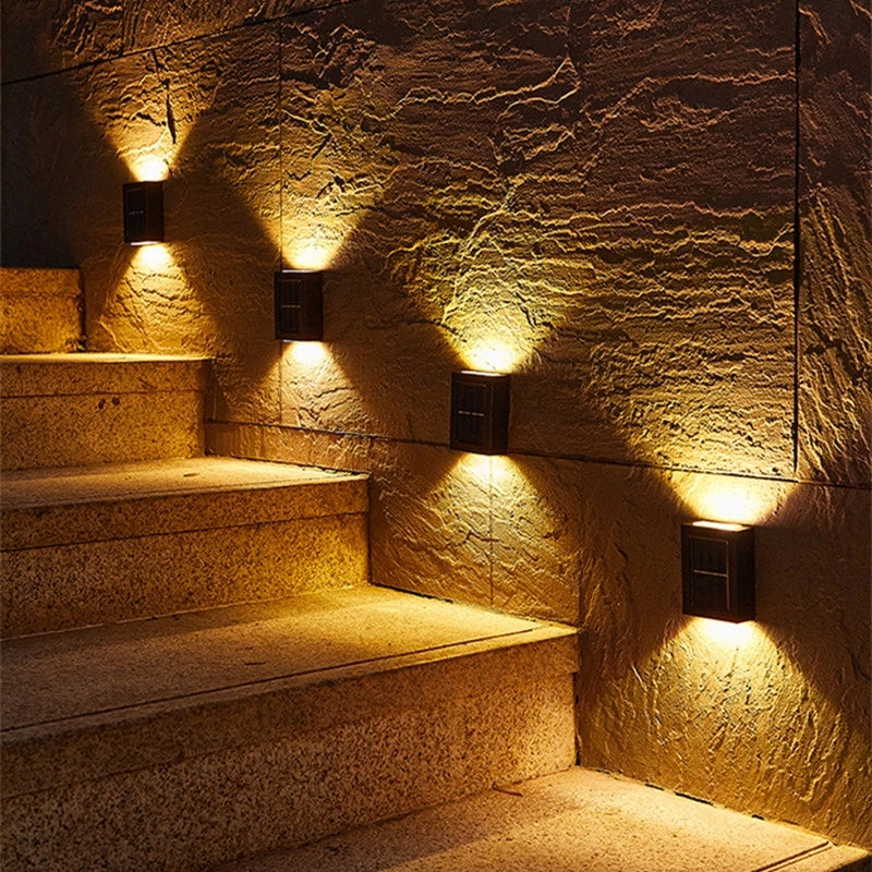 Solar Up & Down Wall Light Decoration
