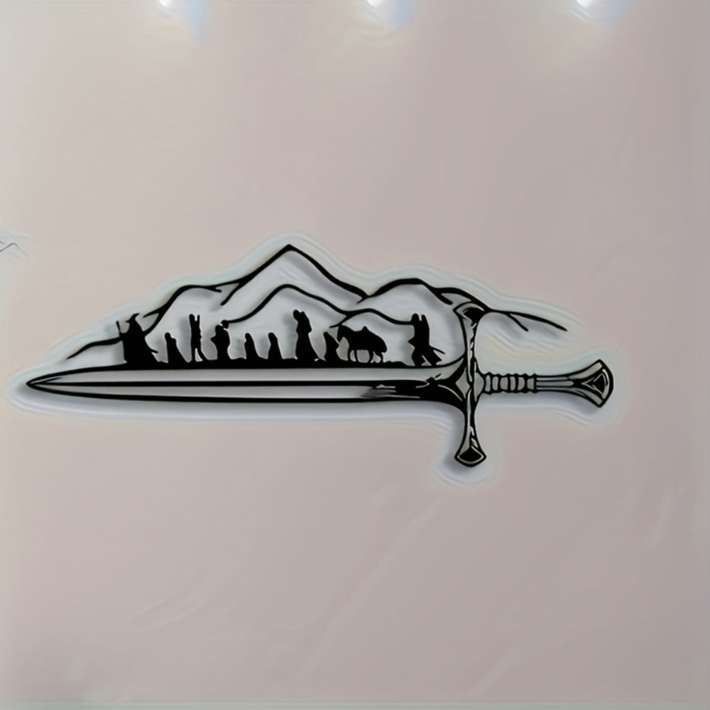 The Fellowship Sword Metal Wall Art