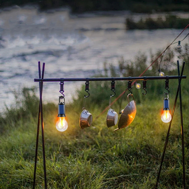 Portable Solar/USB-C Hanging Bulb Light Decoration