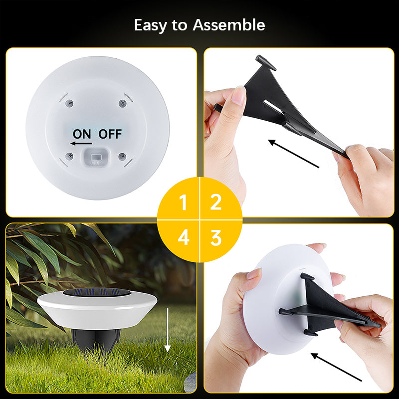 Solar Ground Ring Light Decoration