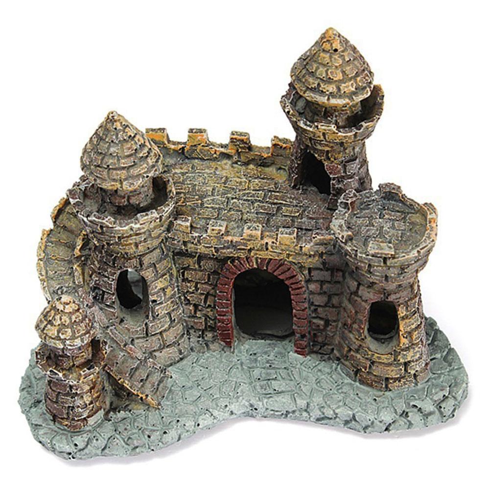 Medieval Castle Aquarium Ornament