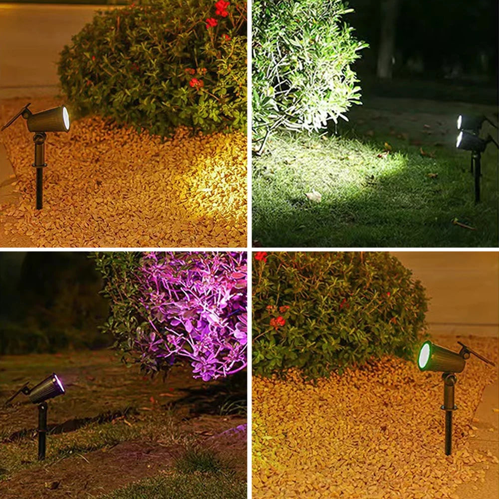 Solar LED Garden Spotlight Decoration