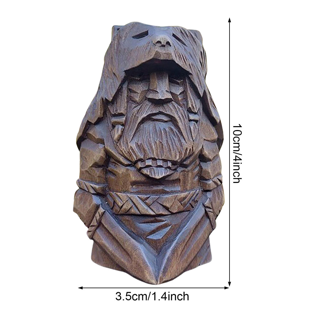 Ancient Nordic Viking Berserker Sculpture
