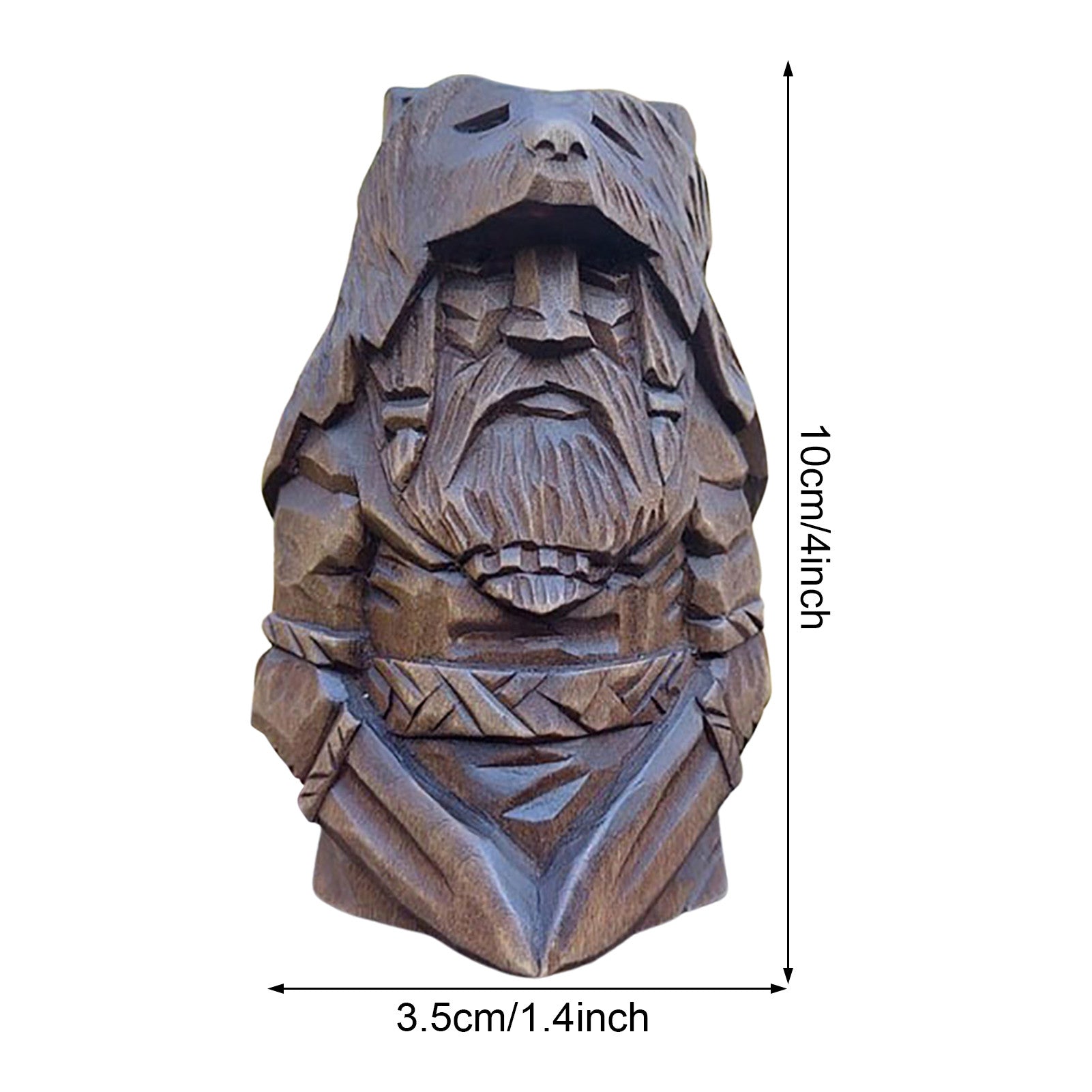 Ancient Nordic Viking Berserker Sculpture