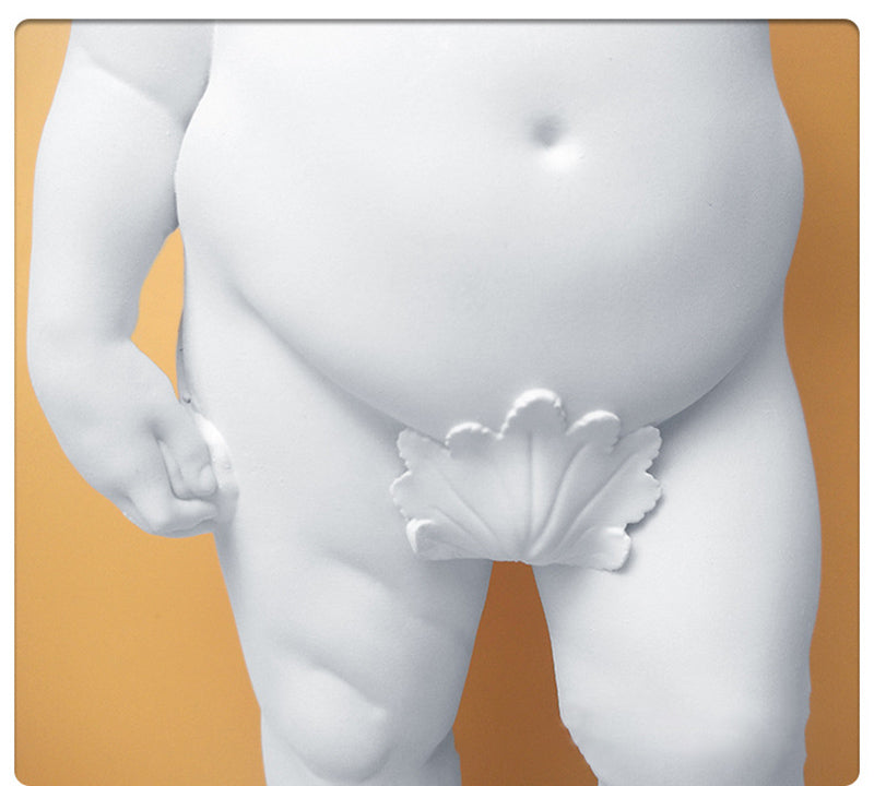 Antique Chubby David Funny Statue