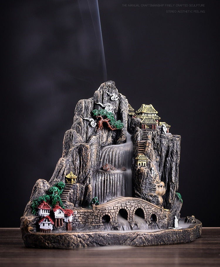 Mountain Temple Incense Burner