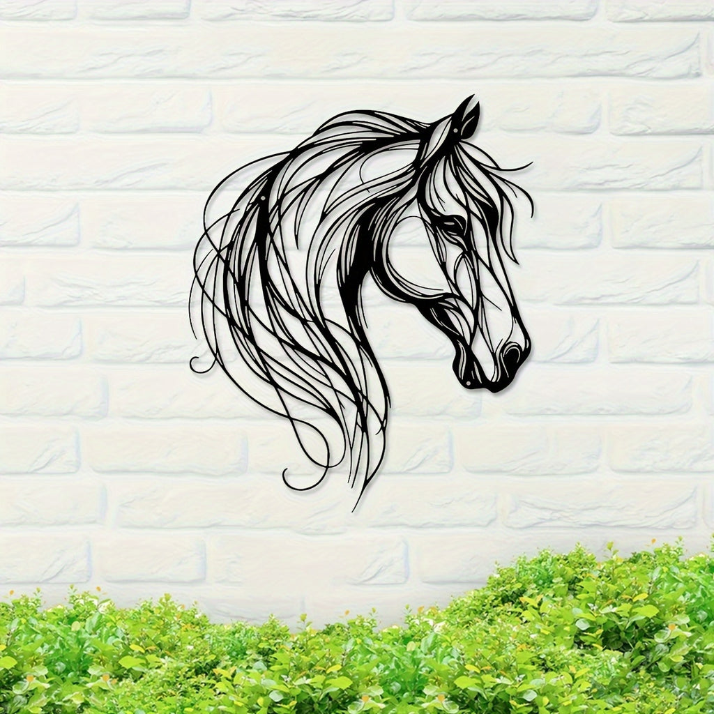 Elegant Mare Metal Wall Art