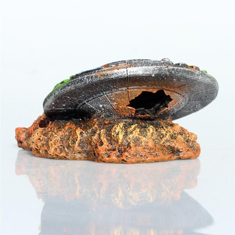 Alien Landing Zone Aquarium Ornament