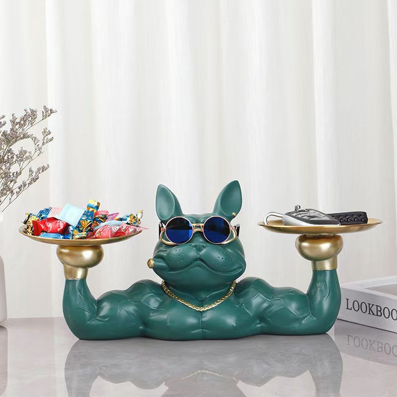 Cool Muscular Dog Double Tray