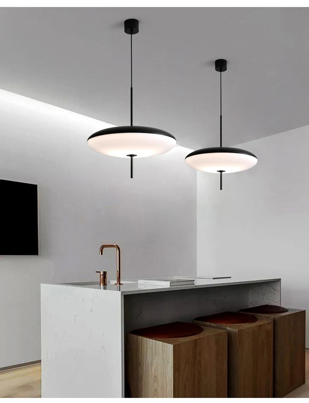Nordic Halo LED Pendant Light