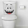Bold Smiley Face Toilet Sticker
